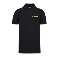 Heren polo zwart